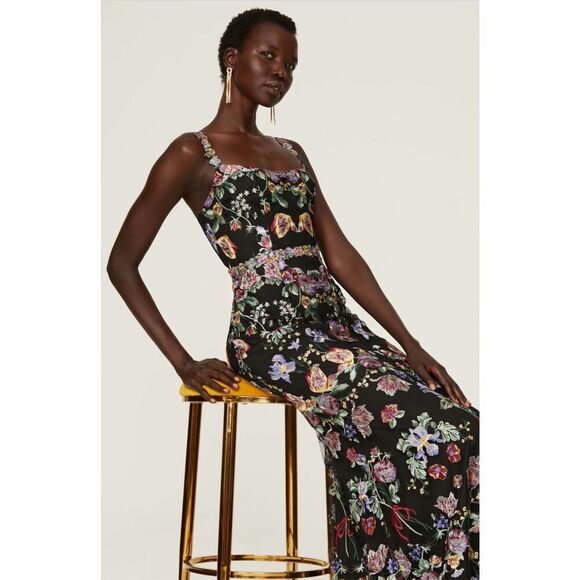 Marchesa Notte Floral Embroidered Gown 🗃️ - Picture 10 of 10